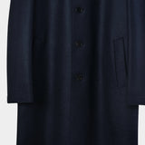 Mac Coat Pressed Wool - Dark Blue - Hugo Sthlm