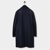 Mac Coat Pressed Wool - Dark Blue