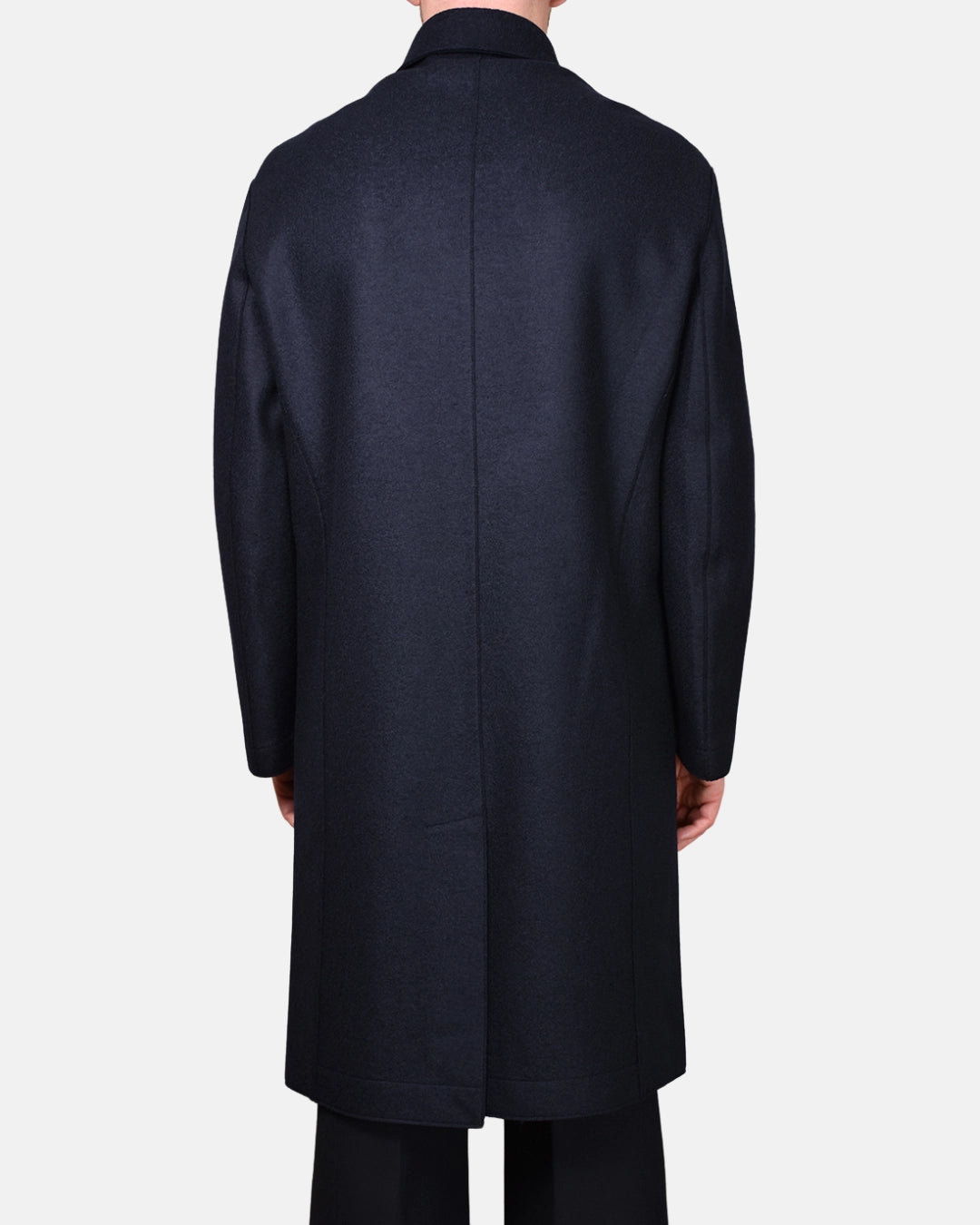 Mac Coat Boiled Wool - Navy - Hugo Sthlm