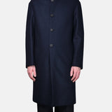 Mac Coat Boiled Wool - Navy - Hugo Sthlm