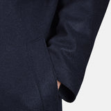 Mac Coat Boiled Wool - Navy - Hugo Sthlm