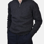 Half Zip 7 GG Lambswool - Antracite - Hugo Sthlm