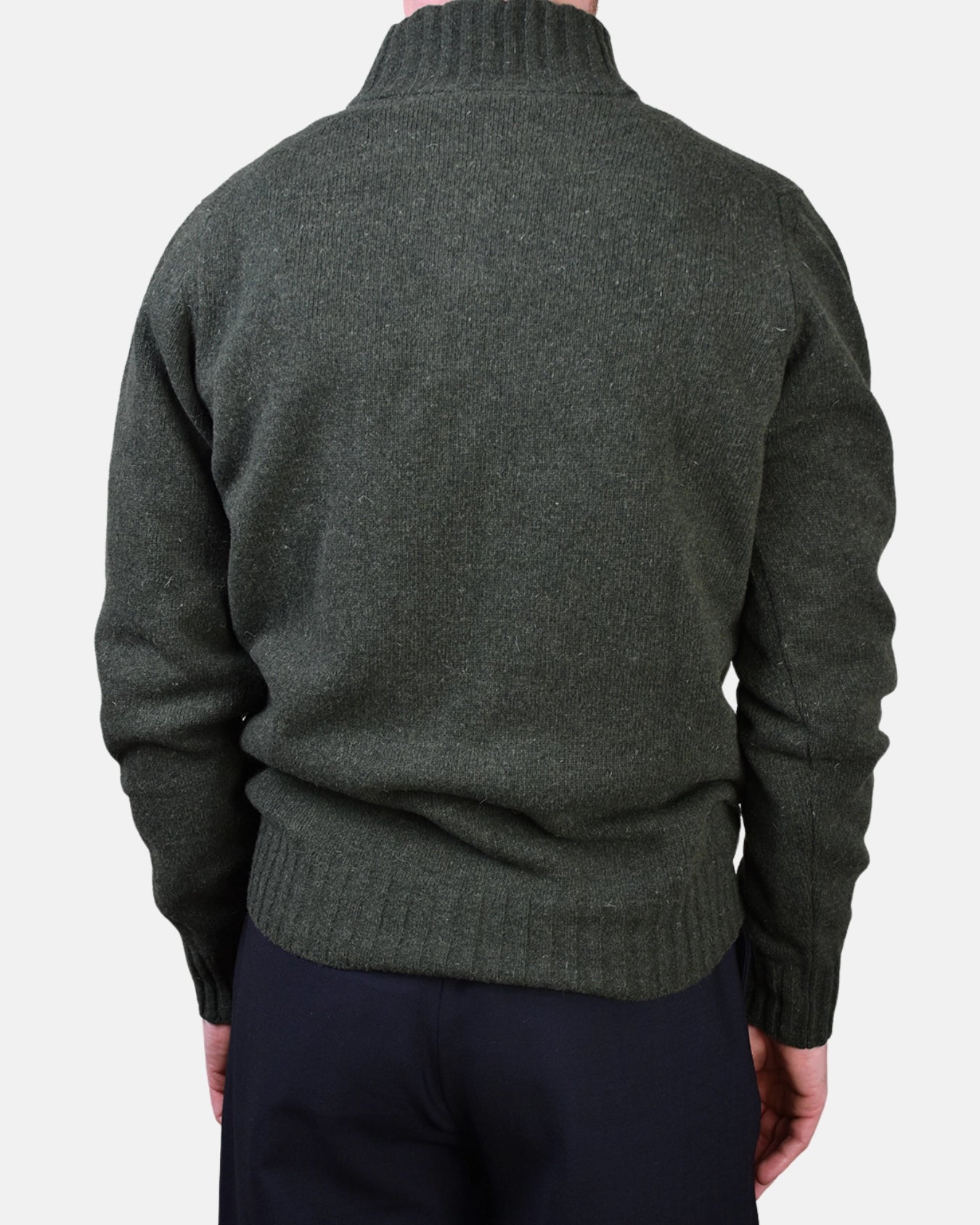 Half Zip 7 GG Lambswool - Green - Hugo Sthlm