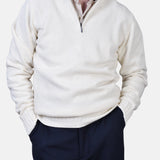 Half Zip 7 GG Lambswool - Naturale - Hugo Sthlm