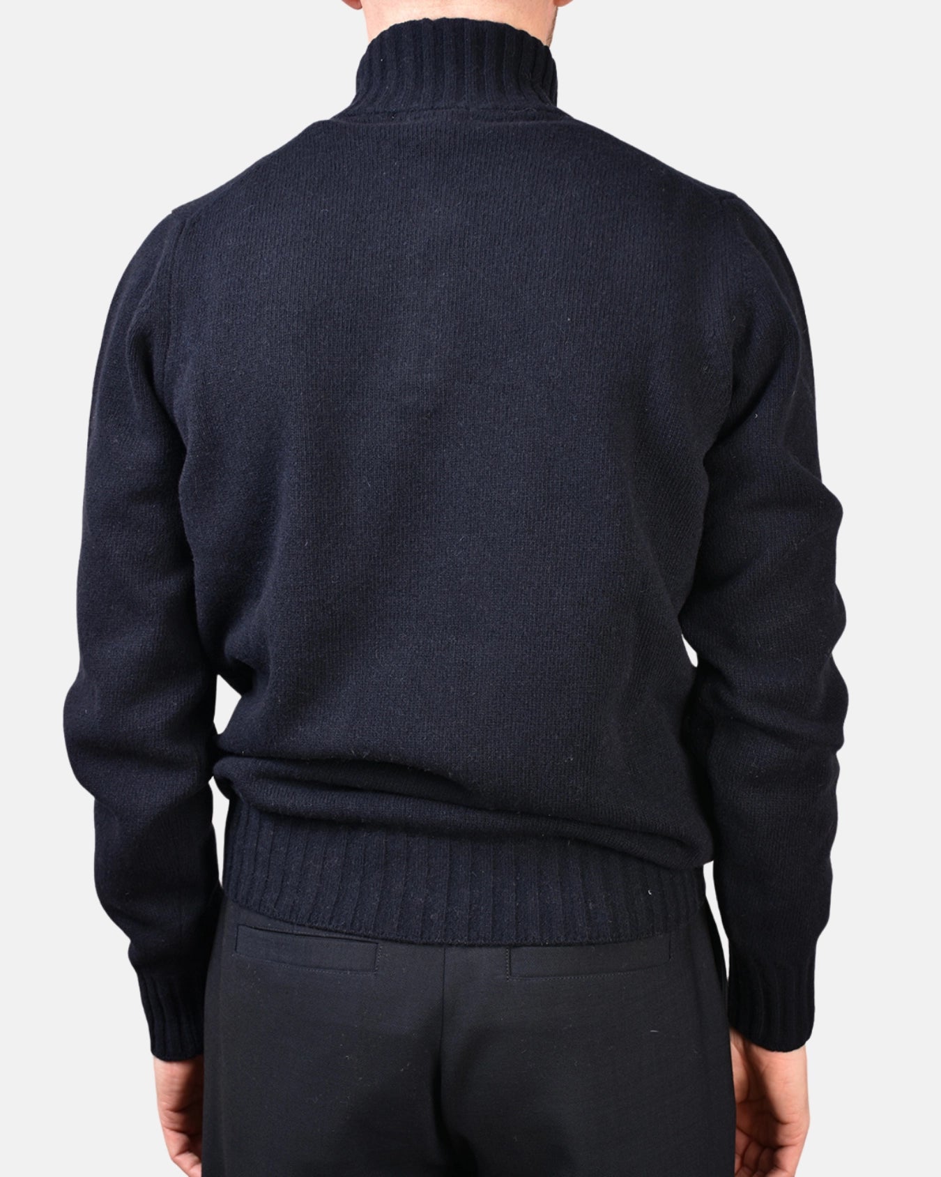 Half Zip 7 GG Lambswool - Navy - Hugo Sthlm