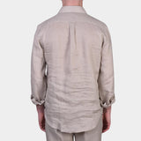 Popover Linen Shirt - Sand - Hugo Sthlm