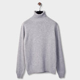 Roll Neck 7 GG Cashmere Wool - Grey