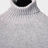 Roll Neck 7 GG Cashmere Wool - Grey