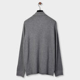 Fullbutton Knitted Shirt - Mid Grey