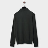 Polo Neck Wool Cashmere Mix - Green