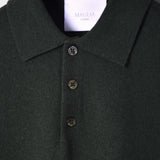 Polo Neck Wool Cashmere Mix - Green