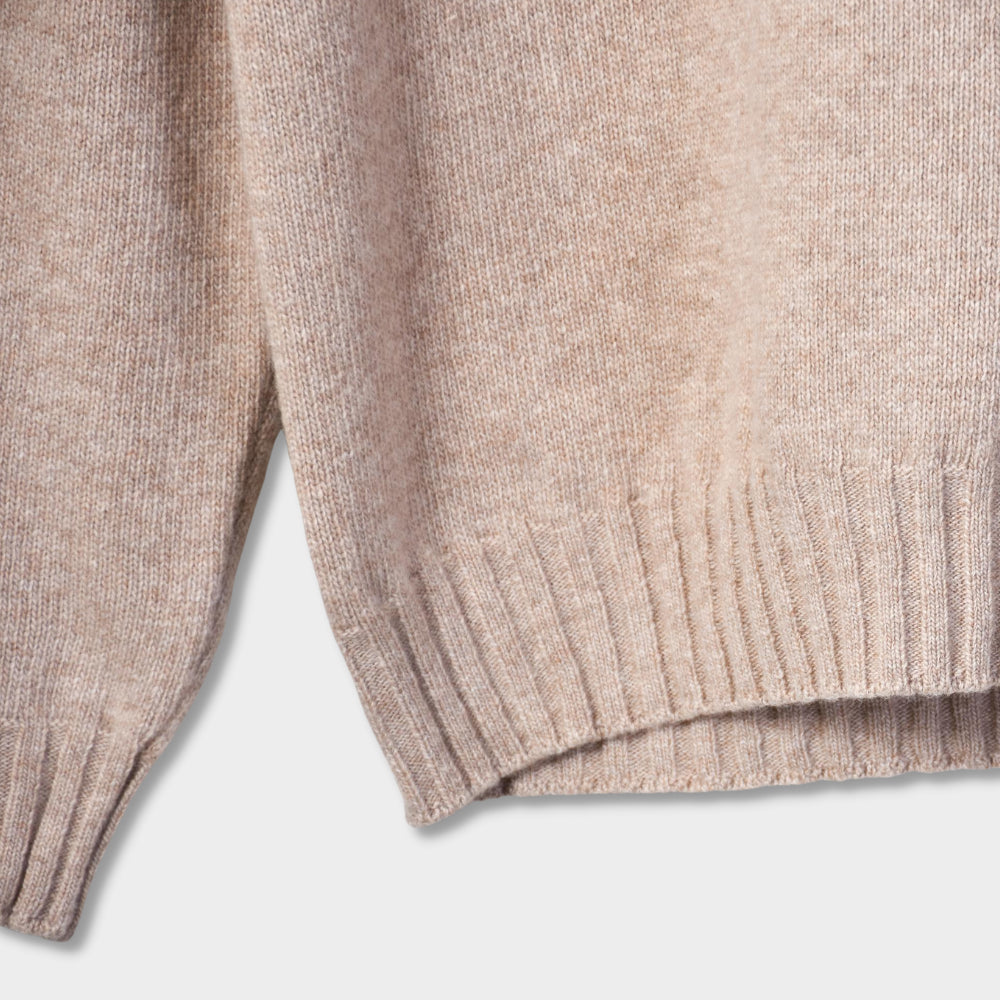 Crewneck 90 Wool 10 Cashmere - Beige - Hugo Sthlm