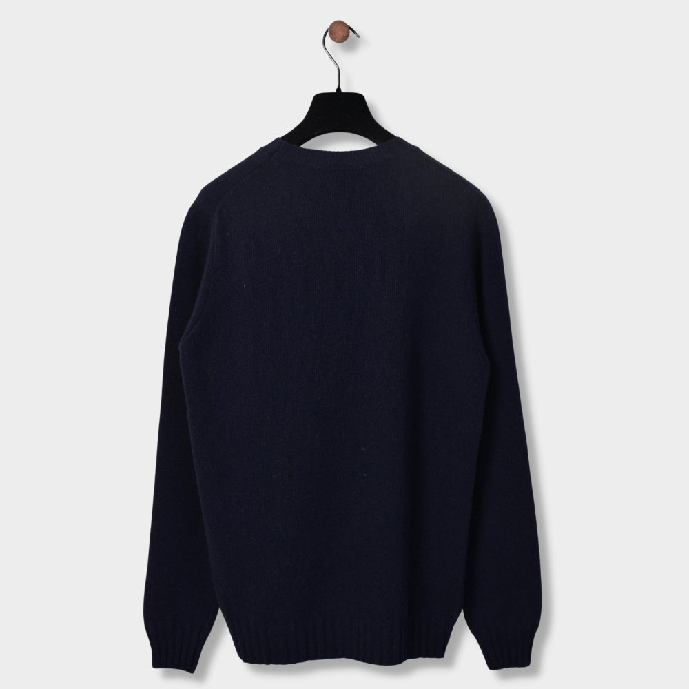 Crewneck 90 Wool 10 Cashmere - Blue - Hugo Sthlm