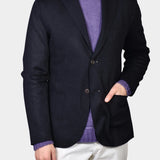 Marden Jacket Knit - Blue