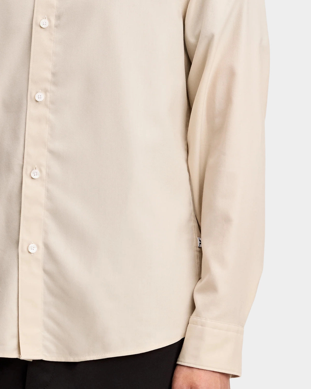 Marlon Cotton Tencel Shirt - Moonbeam - Hugo Sthlm