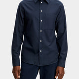 Marlon Flannel Shirt - JL Navy