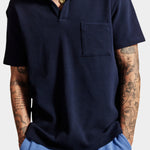 Melrose Polo Waffle - Total Eclips - Hugo Sthlm