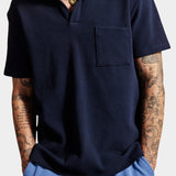 Melrose Polo Waffle - Total Eclips - Hugo Sthlm