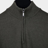 Merino 12 GG Half Zip - Forest Green - Hugo Sthlm