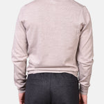 Merino 12 GG Half Zip - Light Beige - Hugo Sthlm