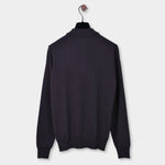 Merino 12GG Polo Neck - Dk Brown - Hugo Sthlm