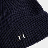 Merino Beanie - JL Navy