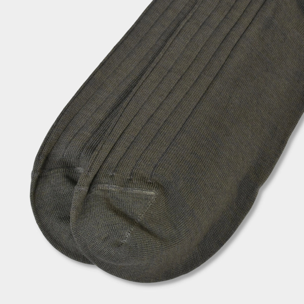 Merino Rib Socks - Green - Hugo Sthlm