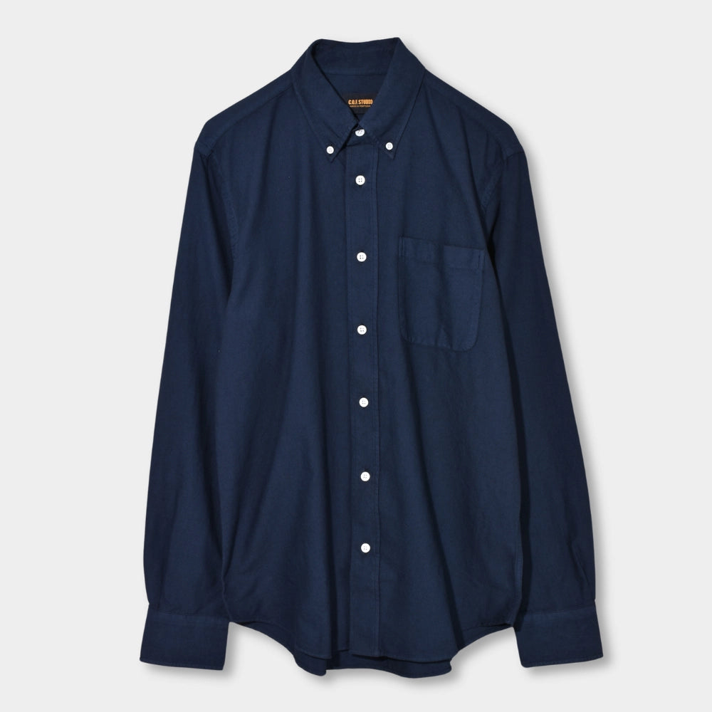 New Button Down Oxford Garment Dye - Navy - Hugo Sthlm