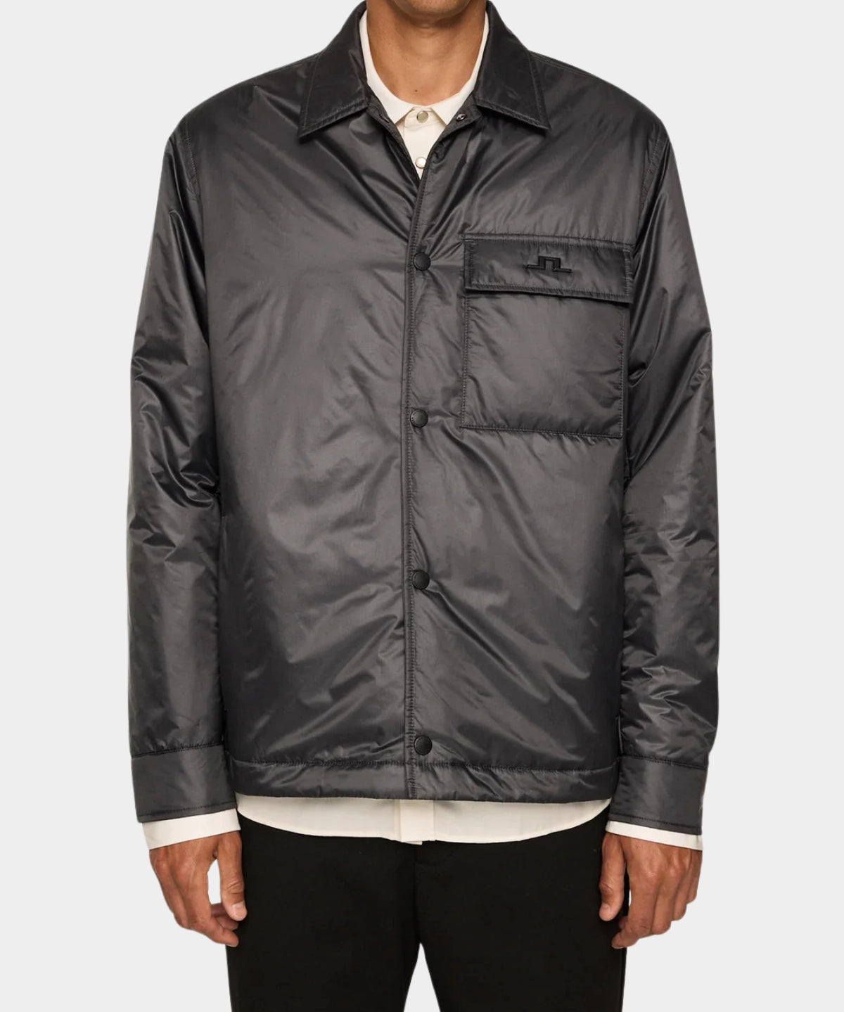 Nile Nylon Padded Overshirt - Asphalt - Hugo Sthlm