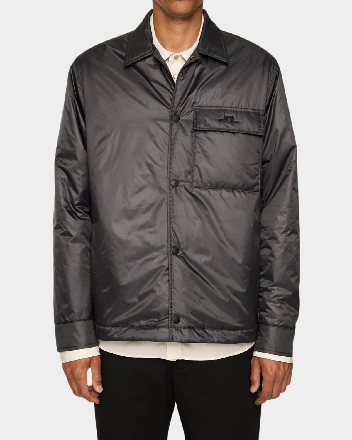 Nile Nylon Padded Overshirt - Asphalt - Hugo Sthlm