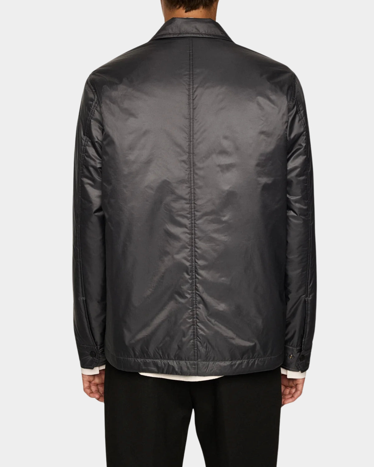 Nile Nylon Padded Overshirt - Asphalt - Hugo Sthlm