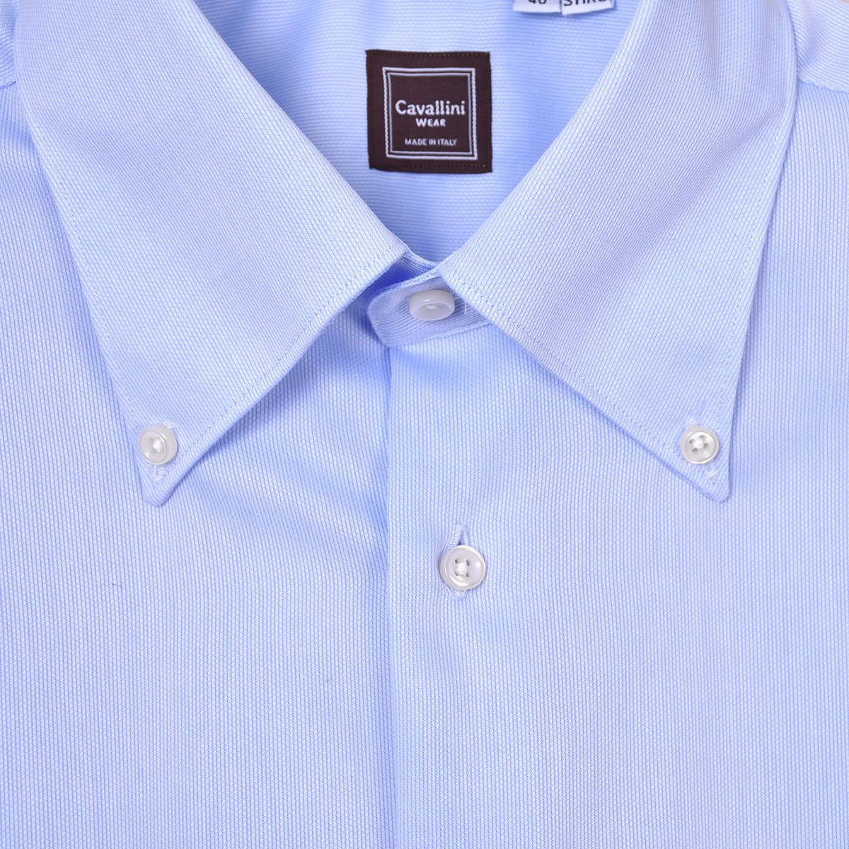Non Iron Button Down Broken Twill Shirt - Blue - Hugo Sthlm