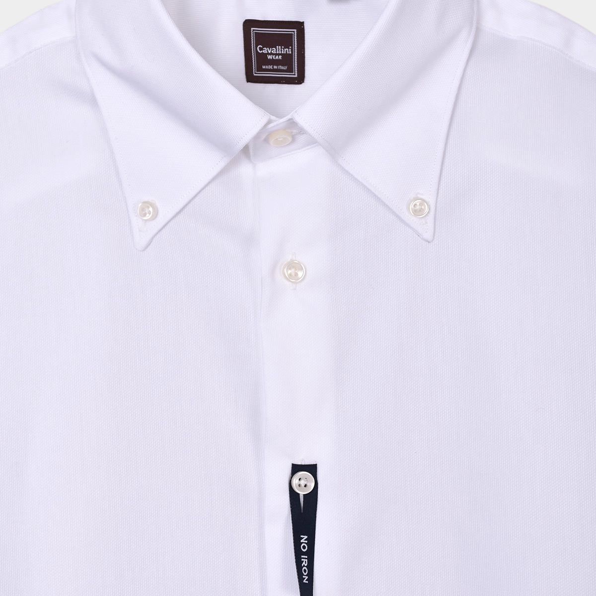 Non Iron Button Down Broken Twill Shirt - White - Hugo Sthlm