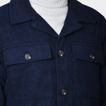 OVERSHIRT POCKETS WOOL/BLEND - Navy - Hugo Sthlm