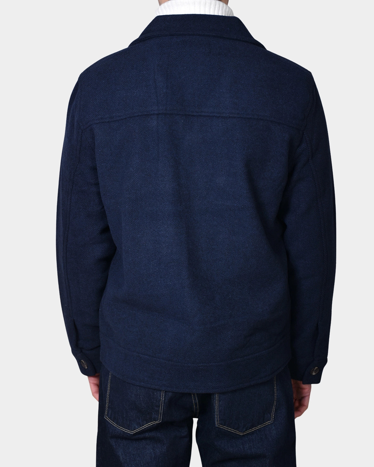 OVERSHIRT POCKETS WOOL/BLEND - Navy - Hugo Sthlm