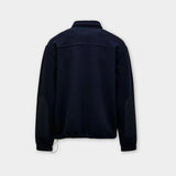 Oakdale Boiled Wool Shirt - Navy