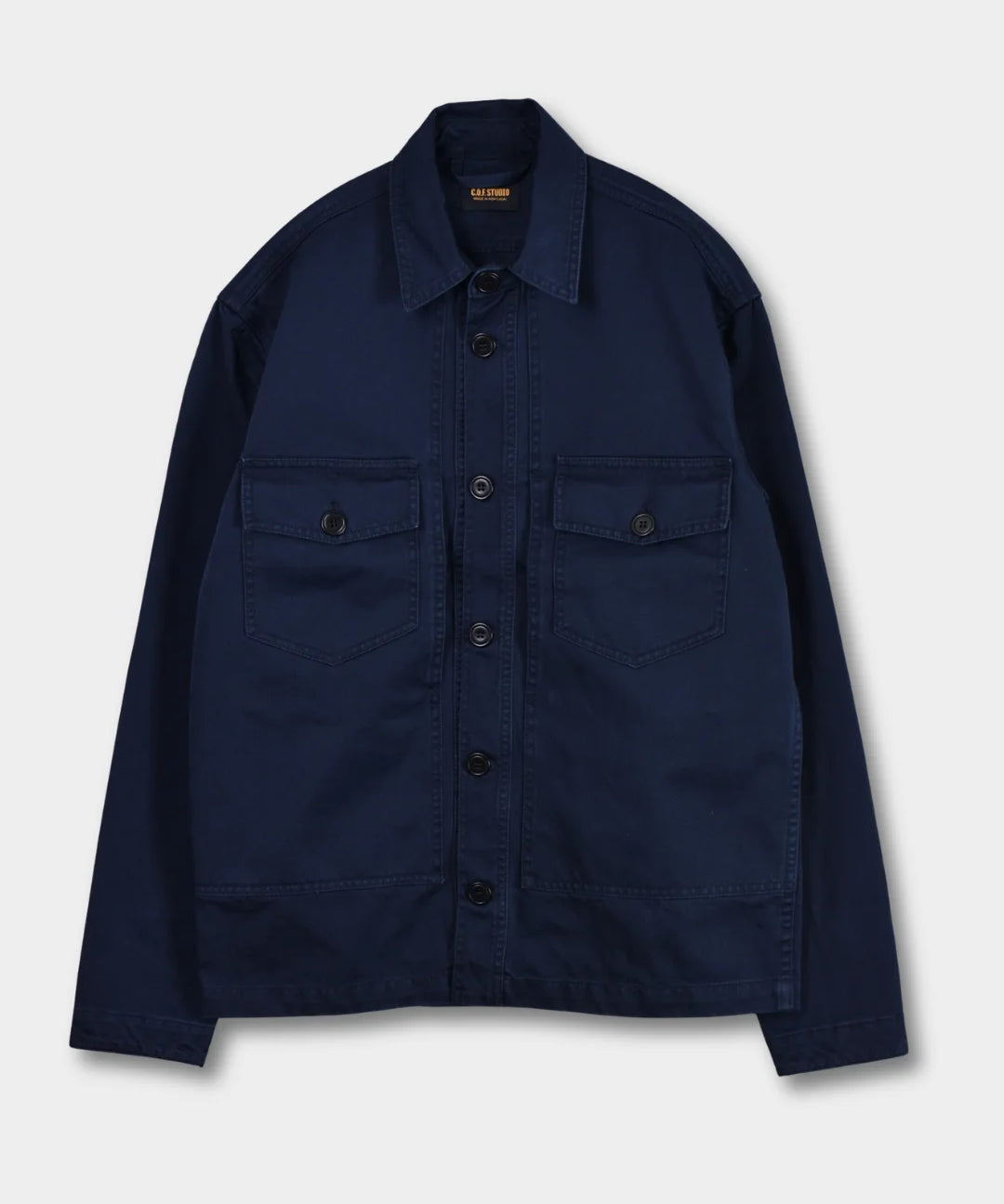 Officer Jacket Double Twisted Twill - Navy - Hugo Sthlm