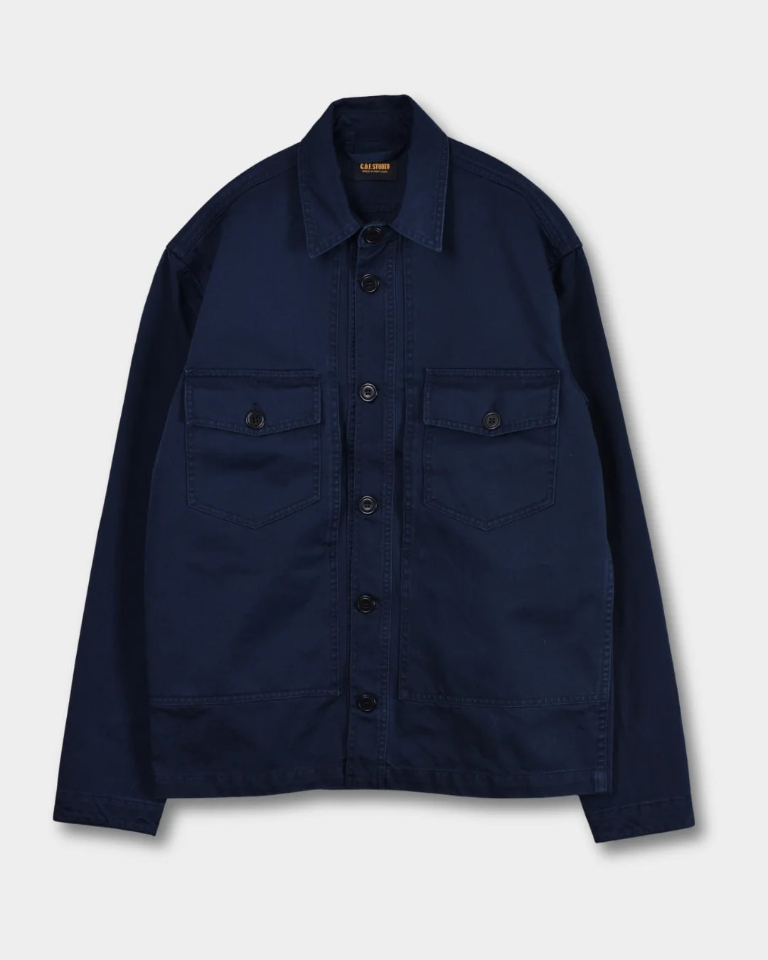 Officer Jacket Double Twisted Twill - Navy - Hugo Sthlm