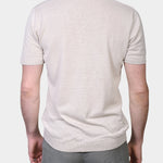 Open Polo Linen Blend - Beige - Hugo Sthlm