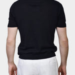 Open Polo Linen Blend - Black - Hugo Sthlm