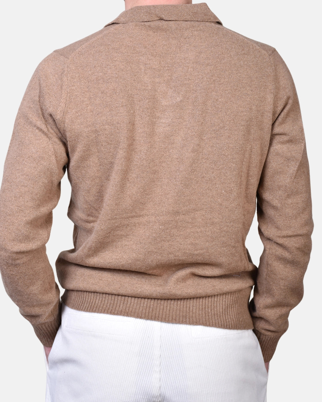 Open Polo Long Sleeve Cash/Blend - Sand - Hugo Sthlm