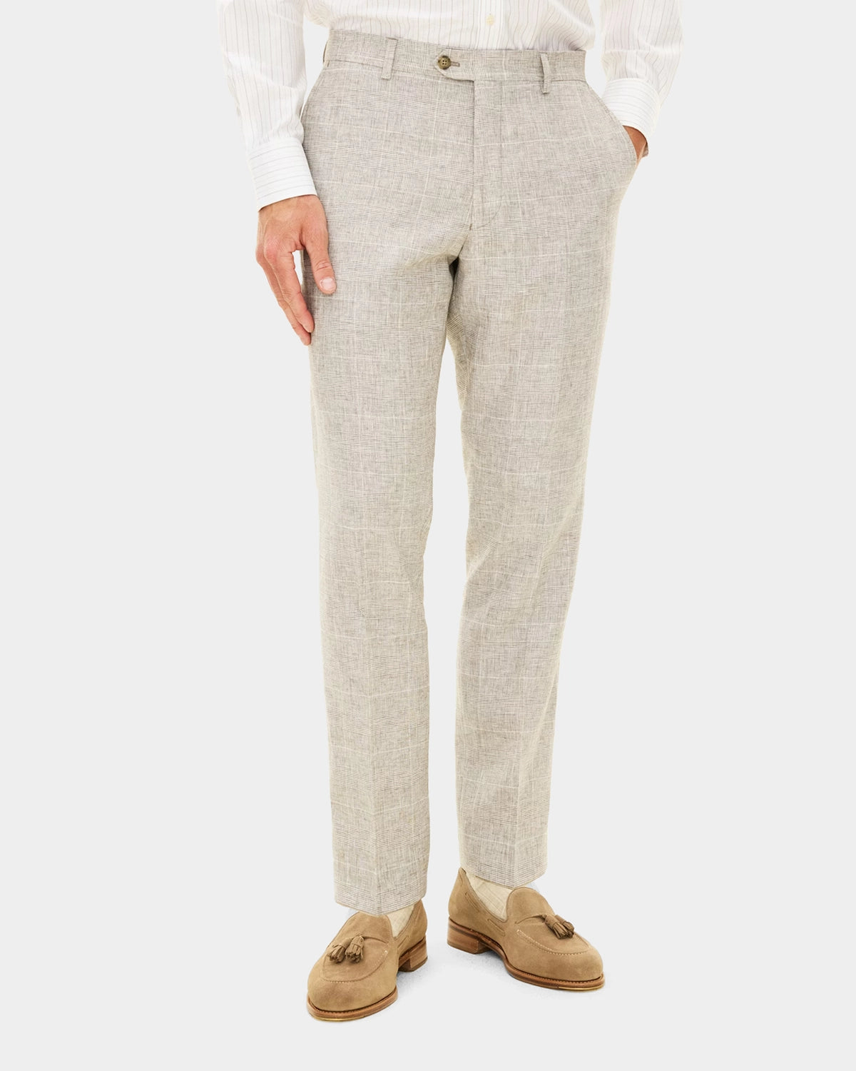 Dandy Trousers - Almond Beige - Hugo Sthlm