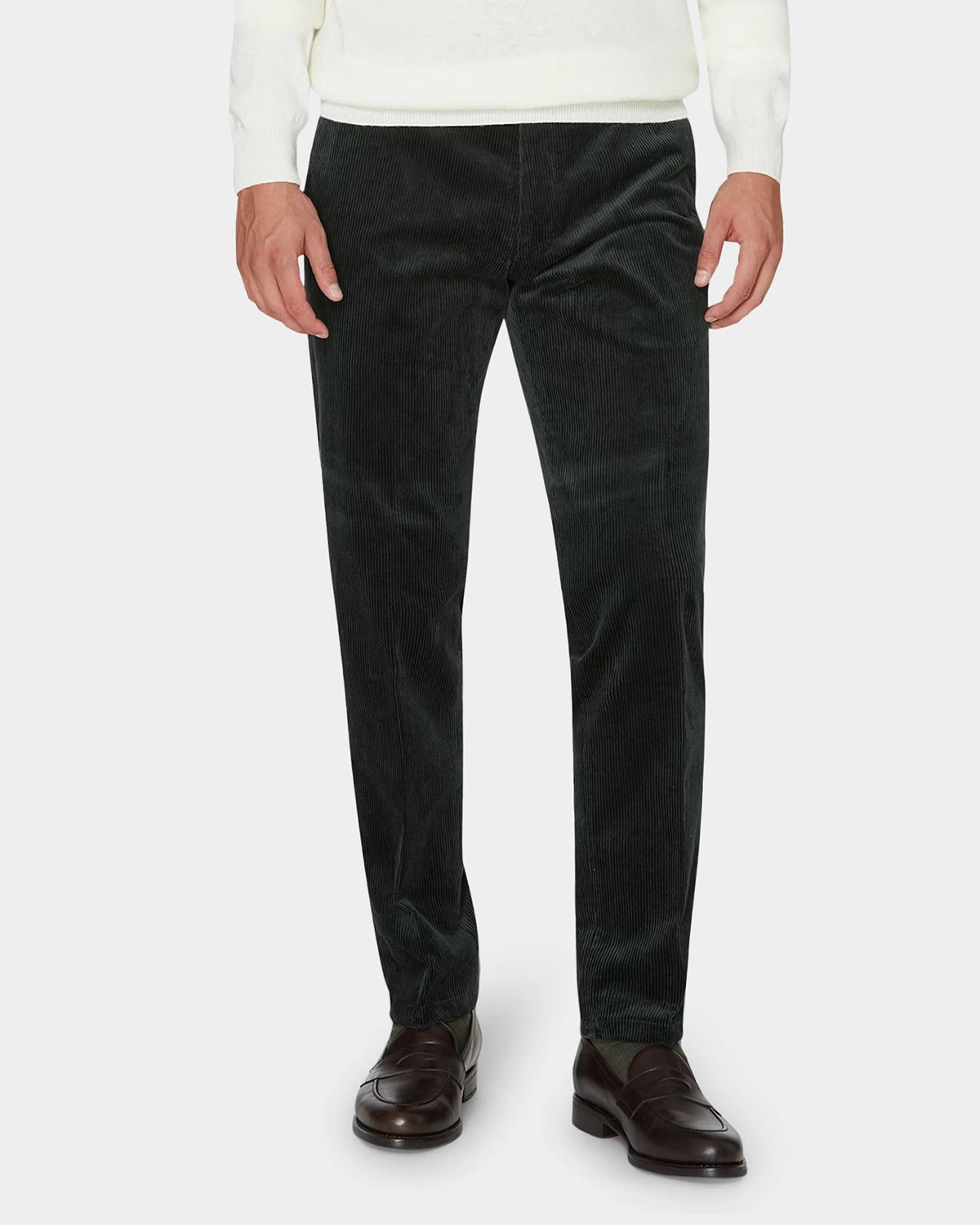 Denz Trouser Corduroy - Green Night - Hugo Sthlm