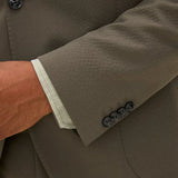 Ferry Patch Soft Blazer - Army Green - Hugo Sthlm
