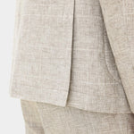 Ferry Patch Soft Blazer - Almond Beige - Hugo Sthlm