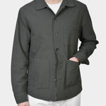 Overshirt Seersucker - Green - Hugo Sthlm