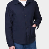 Overshirt Seersucker - Navy - Hugo Sthlm