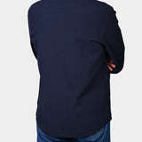 Overshirt Seersucker - Navy - Hugo Sthlm