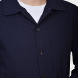 Overshirt Seersucker - Navy - Hugo Sthlm