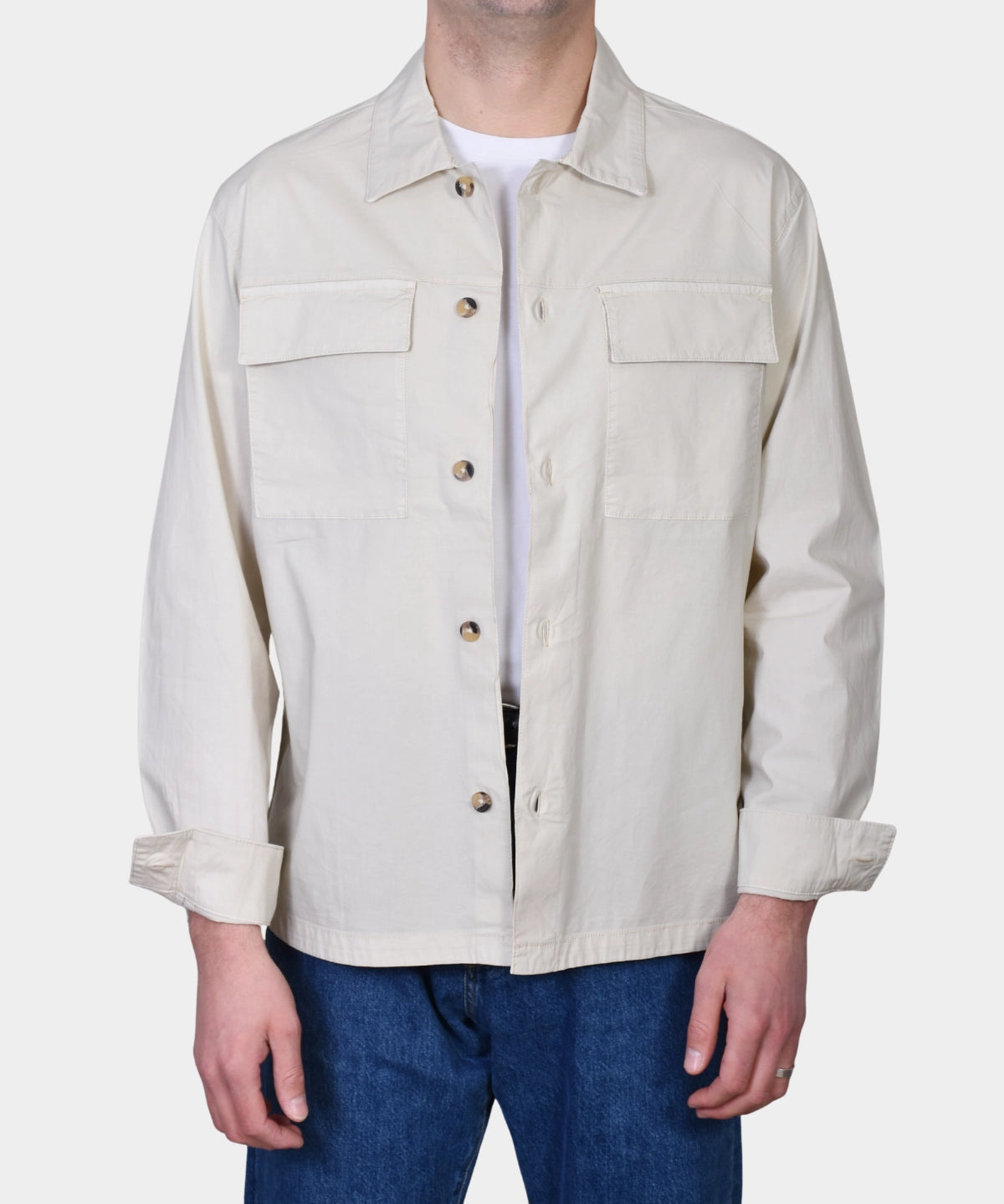 Overshirt Cotton - Beige - Hugo Sthlm